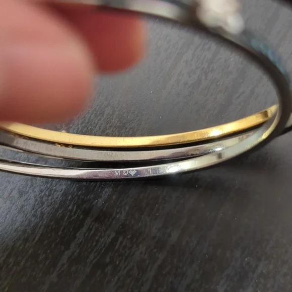 Swarovski Multicolor Bangles Set - Picture 3 of 3